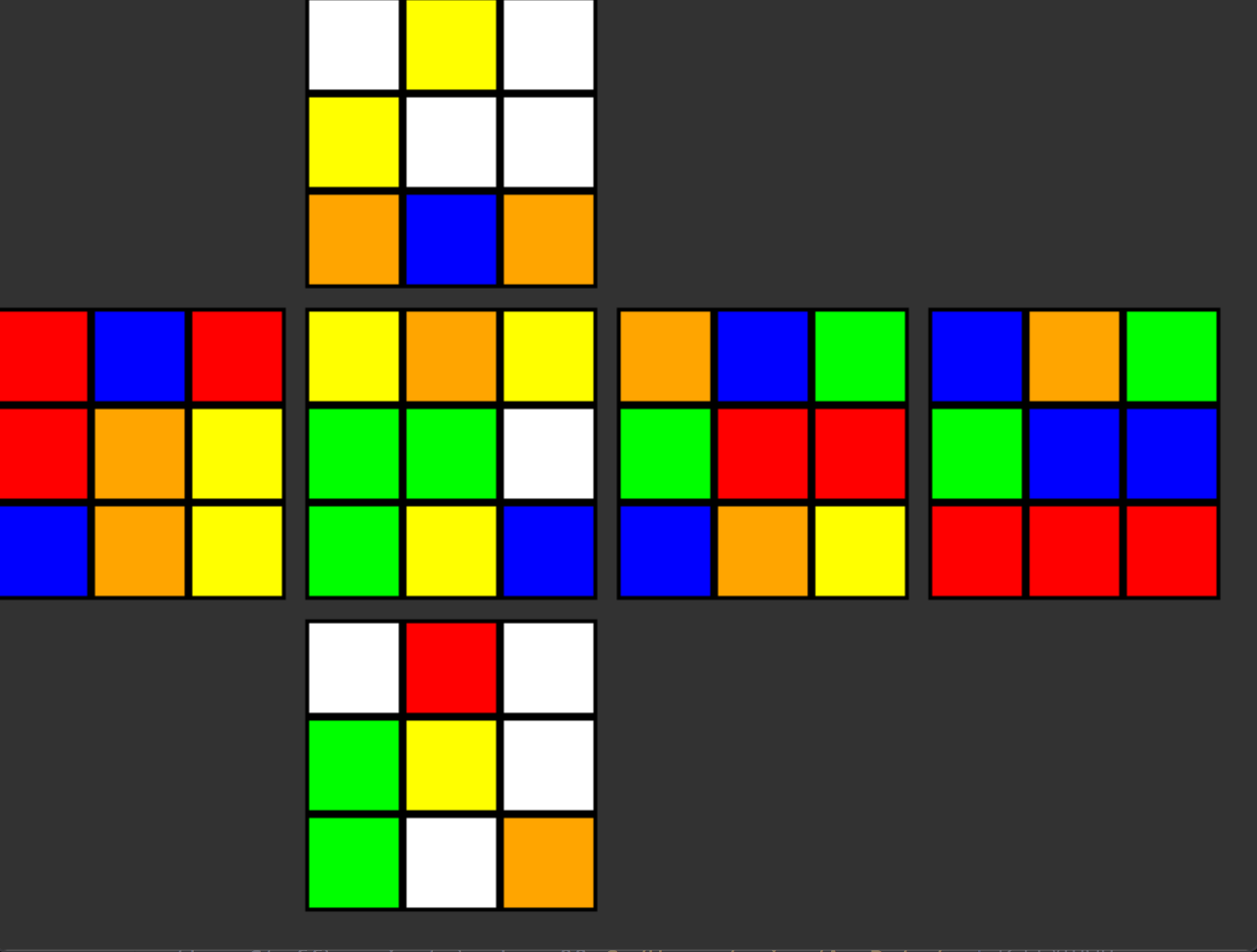 Rubik's Cube Simulation Image 1